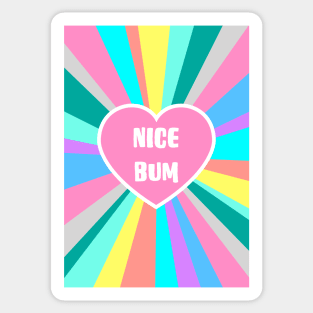 Nice Bum Love Sticker